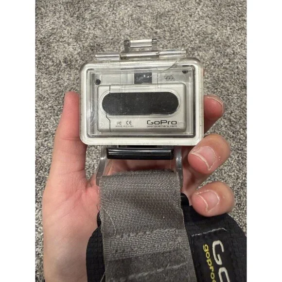 Original Go Pro With Case And Strap * Untested* - Picture 2 of 2